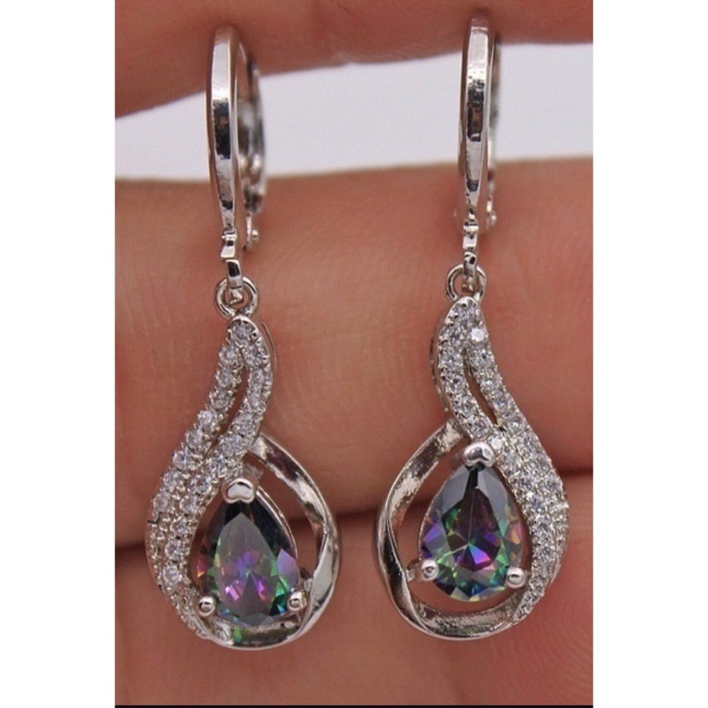 Fashion Mystic Topaz Earrings